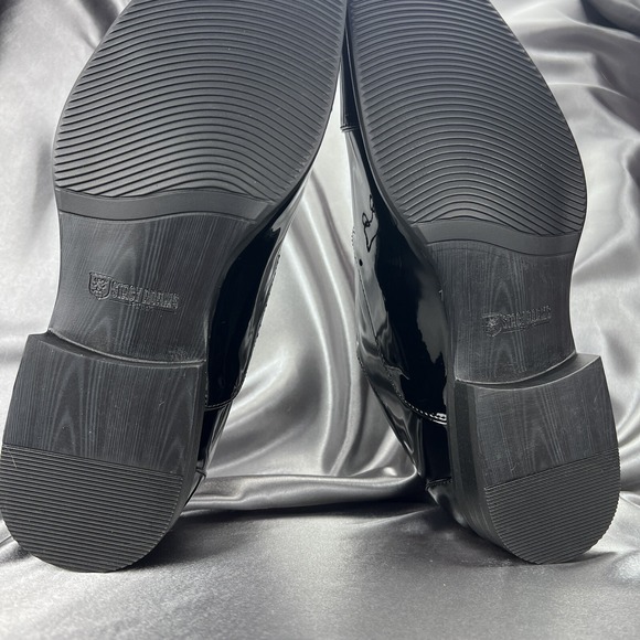 Stacy Adams Mens 9 Wide Gala Tuxedo Shoes Black Patent Leather 24998-004 Wedding main image 4